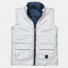 Double sided vest jacket water resistant with removable hood (6-16 years)