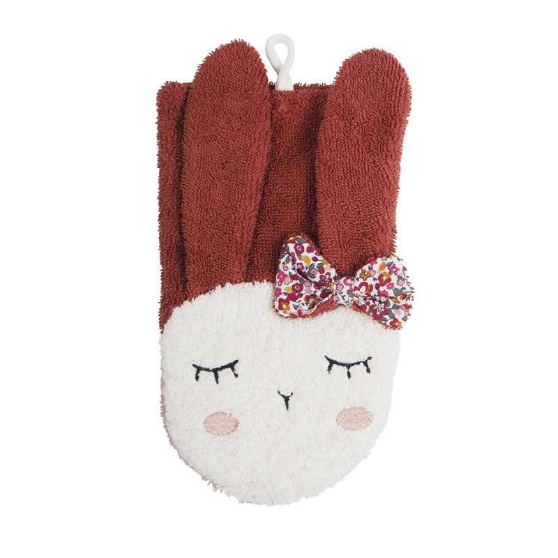 Bath glove kikadu organic bunny (0+ months)