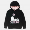 Long sleeve top cotton fleece blend Snoopy with glitter detail print (6-14 years)