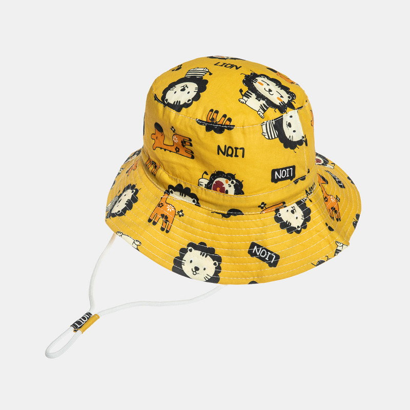 Bucket hat with animals (18-24 months)