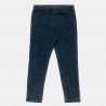 Set top with glitter details and denim leggings (6-14 years)