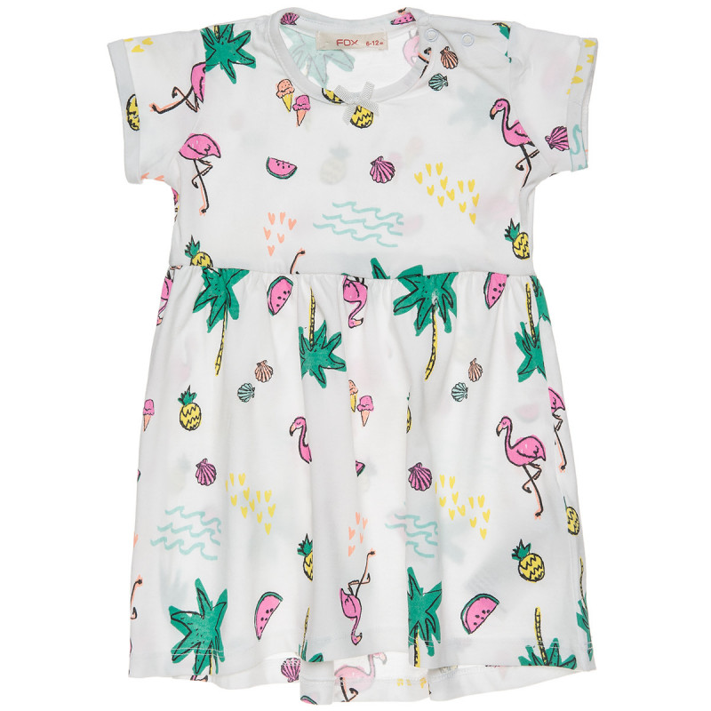 Tropical print dress (9 months-3 years)