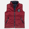 Vest jacket double-sided with patch and embroidery (6-16 years)