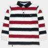 Long sleeve pique top with stripes (6-16 years)